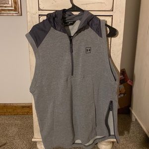 Under Armor Cut Off With Hood